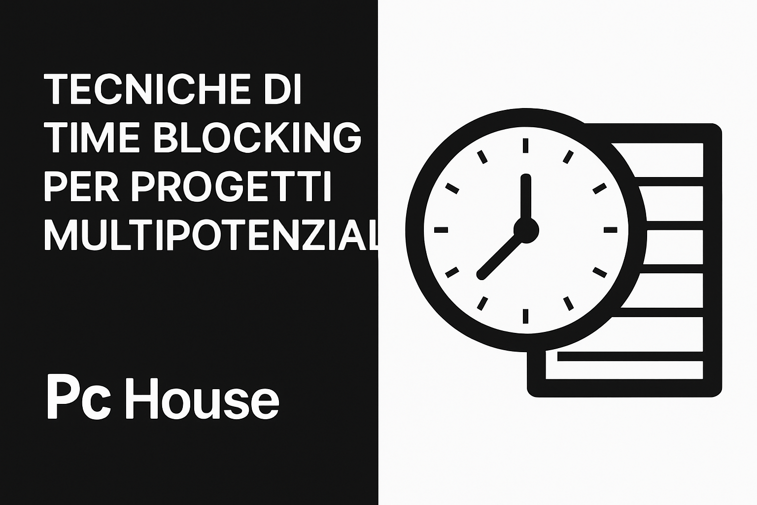 Tecniche di time blocking per progetti multipotenziali